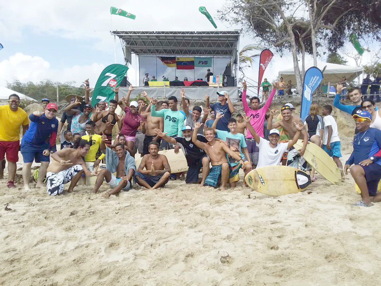 Estadal de Surf se celebró en la Playa Chirere