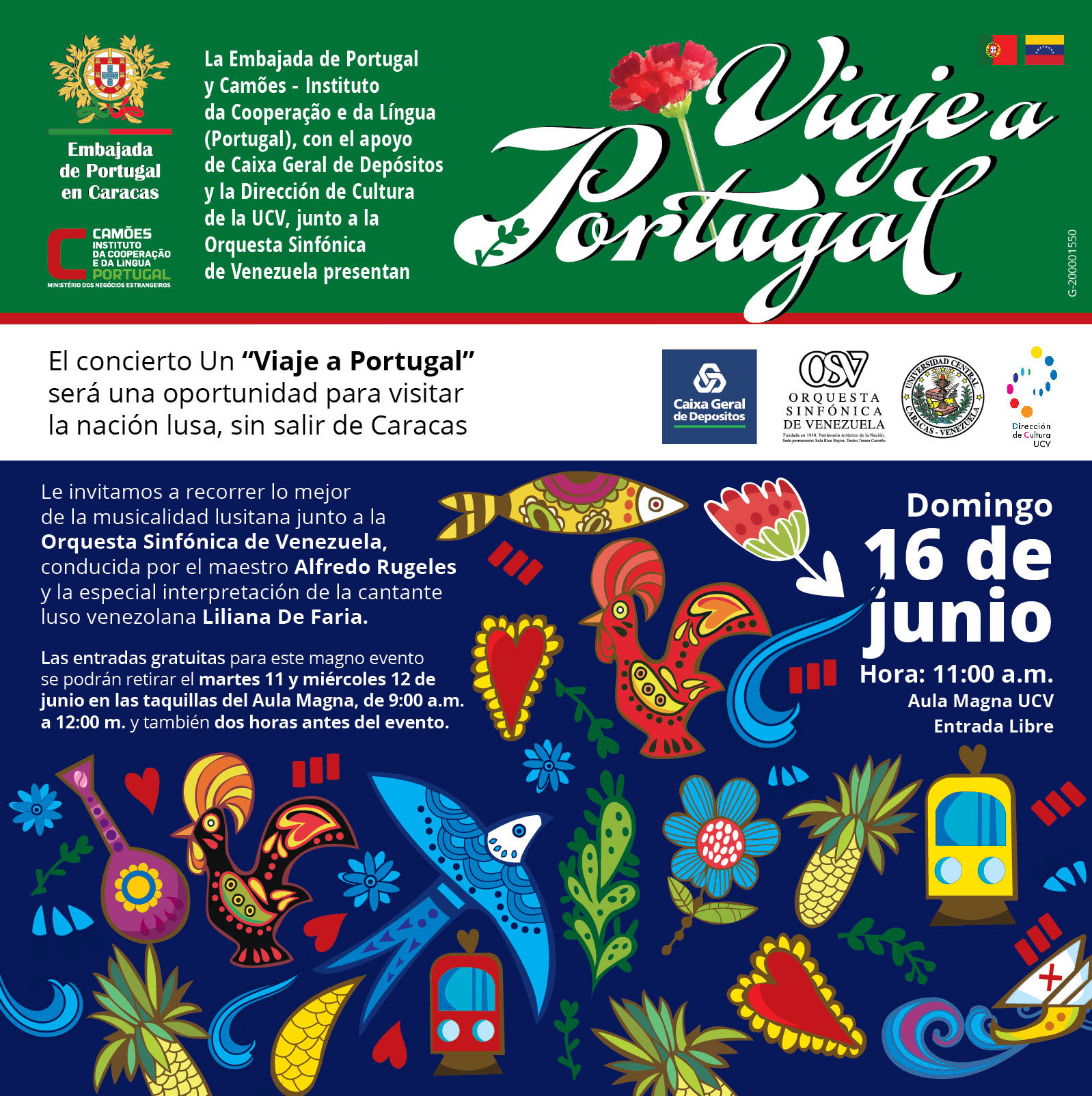 Un “Viaje a Portugal” para celebrar musicalmente su día