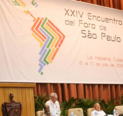 Caracas se prepara para celebrar el XXV Encuentro del Foro de Sao Paulo
