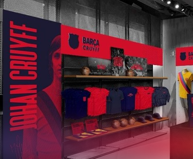 El Barcelona lanzó una colección de ropa en homenaje a Johan Cruyff