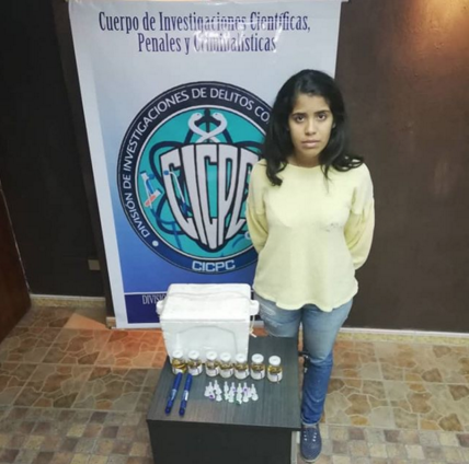 Presa mujer por vender medicamentos de manera ilícita