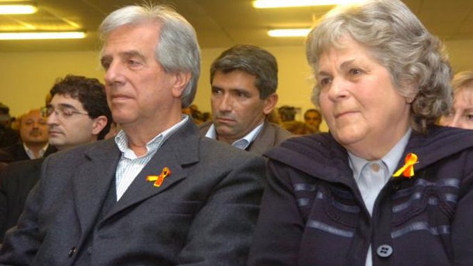 Fallece esposa de presidente uruguayo Tabaré Vásquez