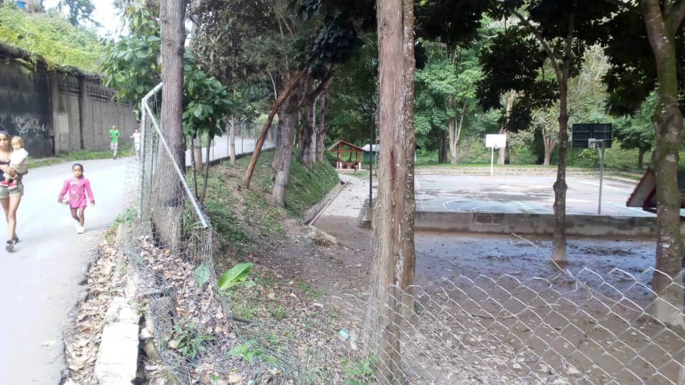 Destrozadas cachas del parque Los Lagos