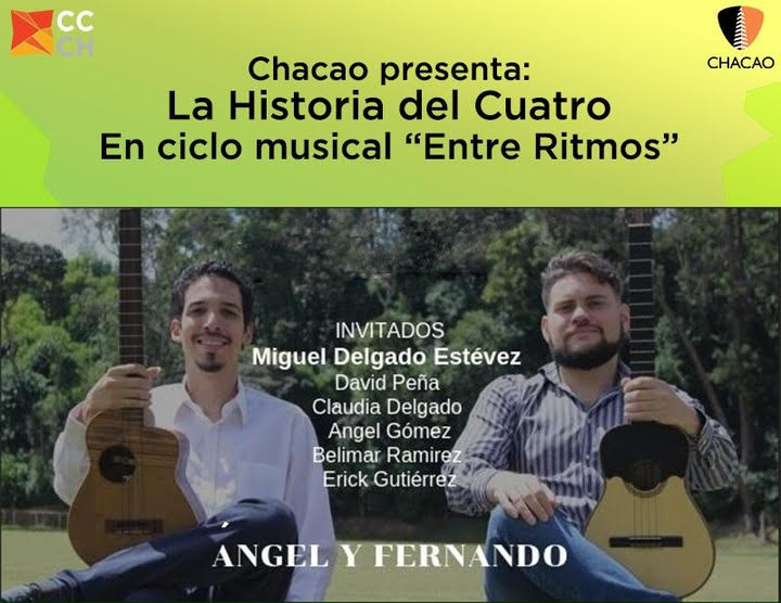 Ángel y Fernando contarán La Historia del Cuatro en el Centro Cultural Chacao