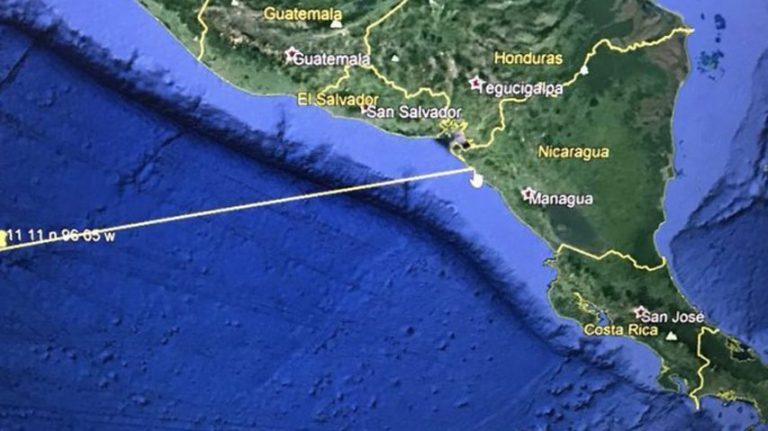 Detectan posible tsunami entre El Salvador y Nicaragua