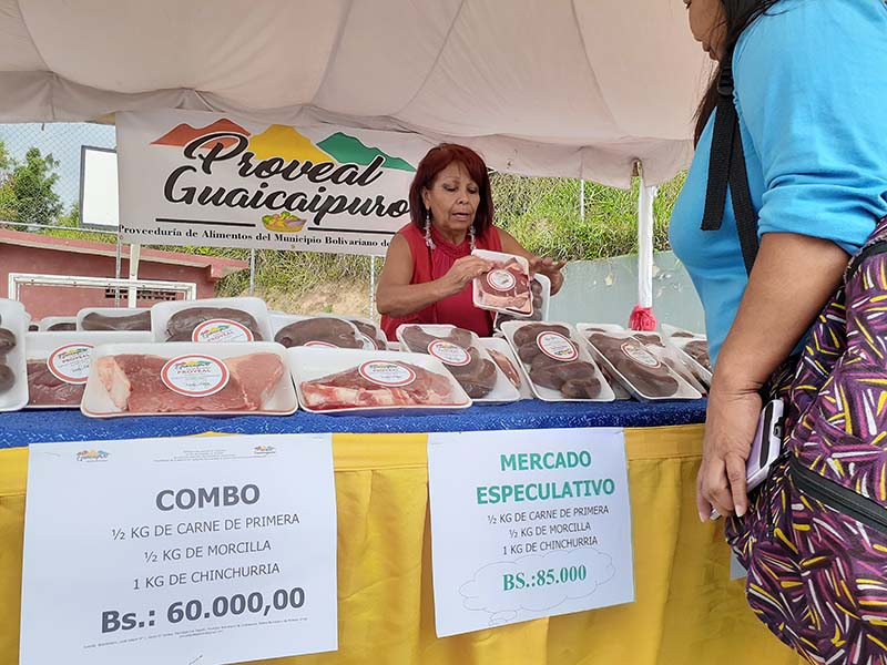 Matadero Cacique Guaicaipuro expendió embutidos a bajos precios