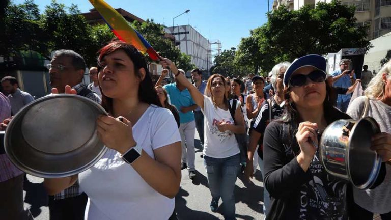 Ciudadanos protestaron en Caracas