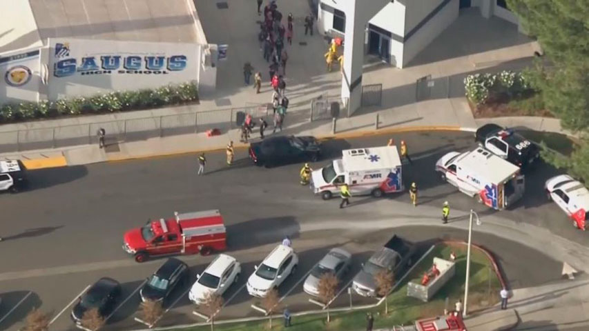Al menos seis heridos por tiroteo en escuela de Los Ángeles