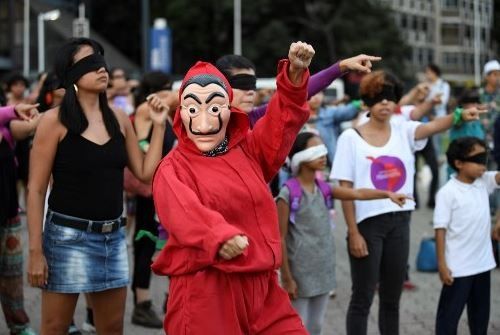 Grupo feminista se concentró en el centro de Caracas
