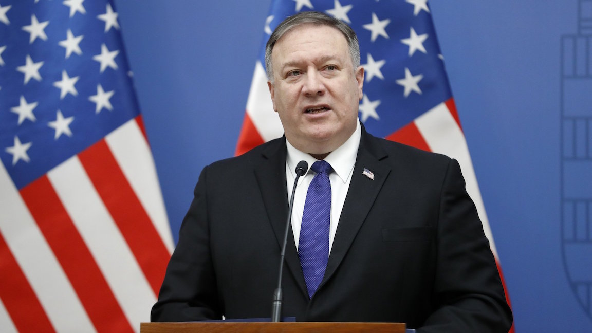 Pompeo aclara que el apoyo  de Estados Unidos es a Guaidó
