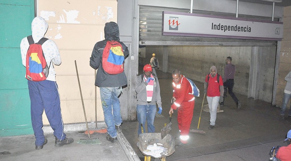 Ponen pepita  la estación Indepedencia