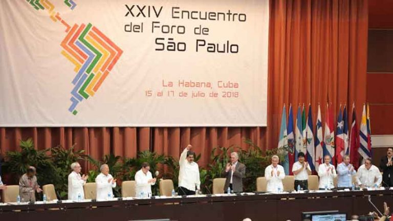 Denuncian ante OEA financiamiento de Foro de Sao Paulo