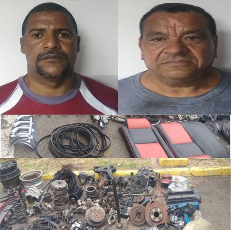 Cicpc recuperó más de 800 partes y piezas de vehículos en Bolívar