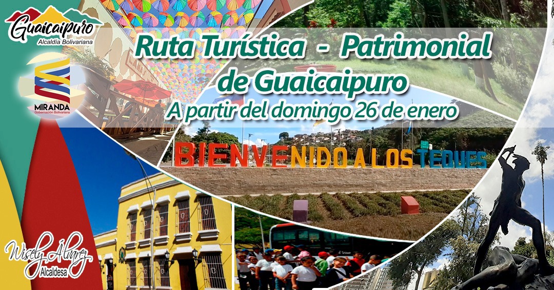 Ruta Turística – Patrimonial de Guaicaipuro inicia este domingo