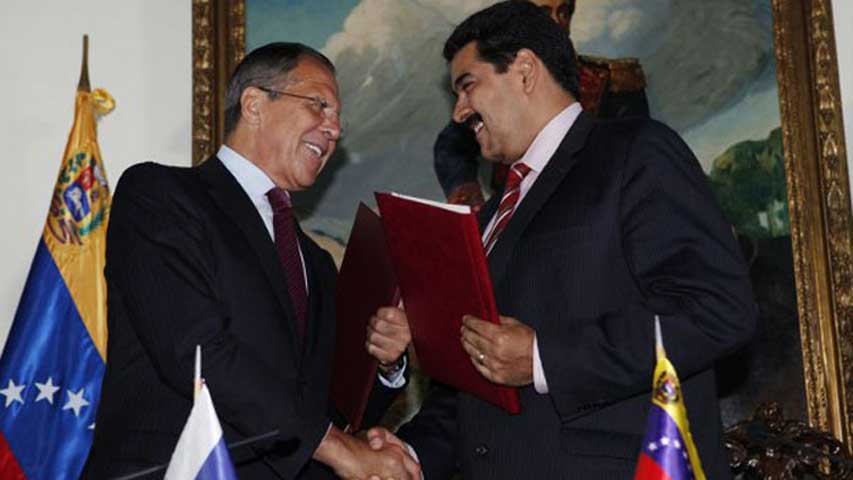 Presidente Maduro agradeció visita del canciller ruso Serguéi Lavrov