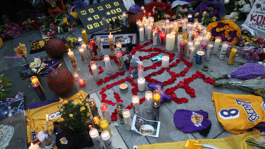 Kobe y su hija fueron sepultados en ceremonia privada