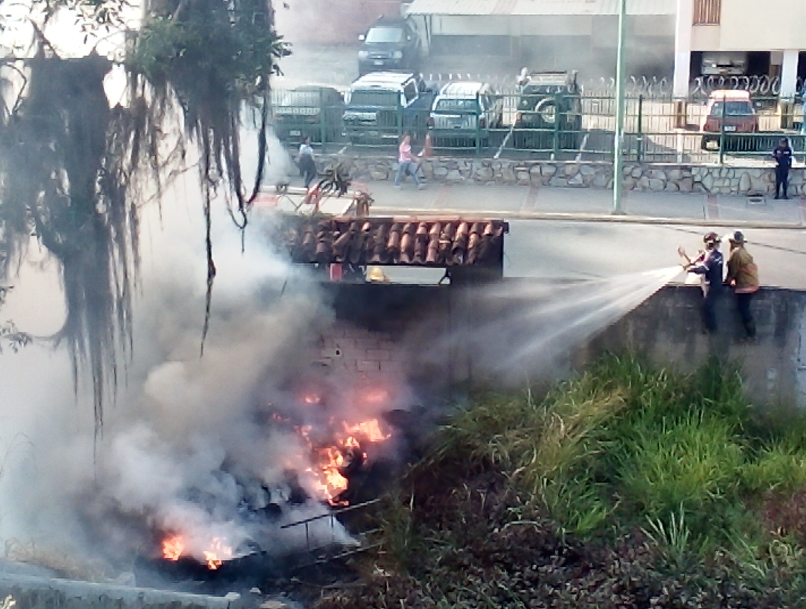 Emergencia en la avenida Bolívar