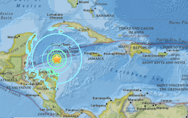 Sismo de magnitud 6.0 sacude Honduras y se siente en varios países