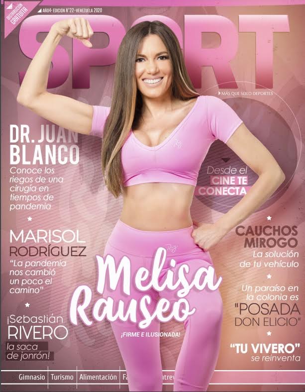 ¡De portada! Melisa Rauseo figura en la edición 22 de Sport Magazine
