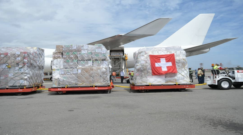 Arriban 94 toneladas de asistencia técnica humanitaria