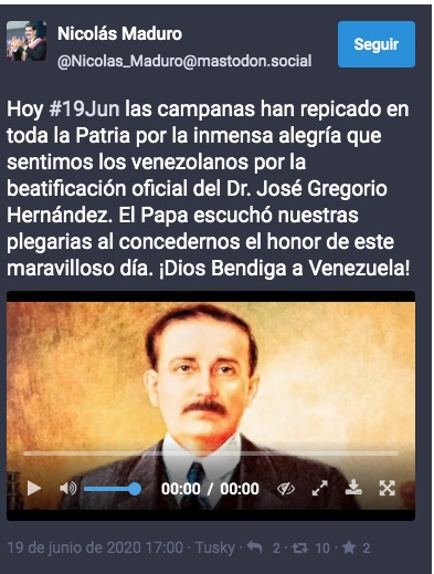 Maduro sobre beatificación: El Papa escuchó nuestras plegarias