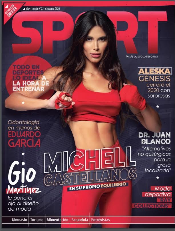 ¡Una reina con guantes! Michell Castellanos es la nueva portada de Sport Magazine