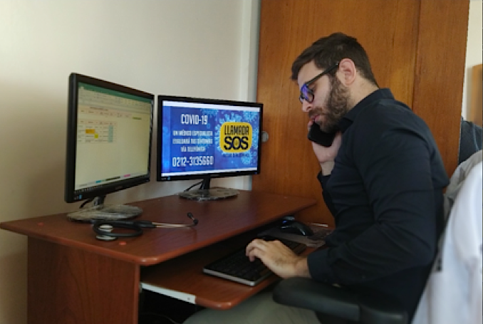 Médicos de la UCV brindan   atención asistencial vía telefónica