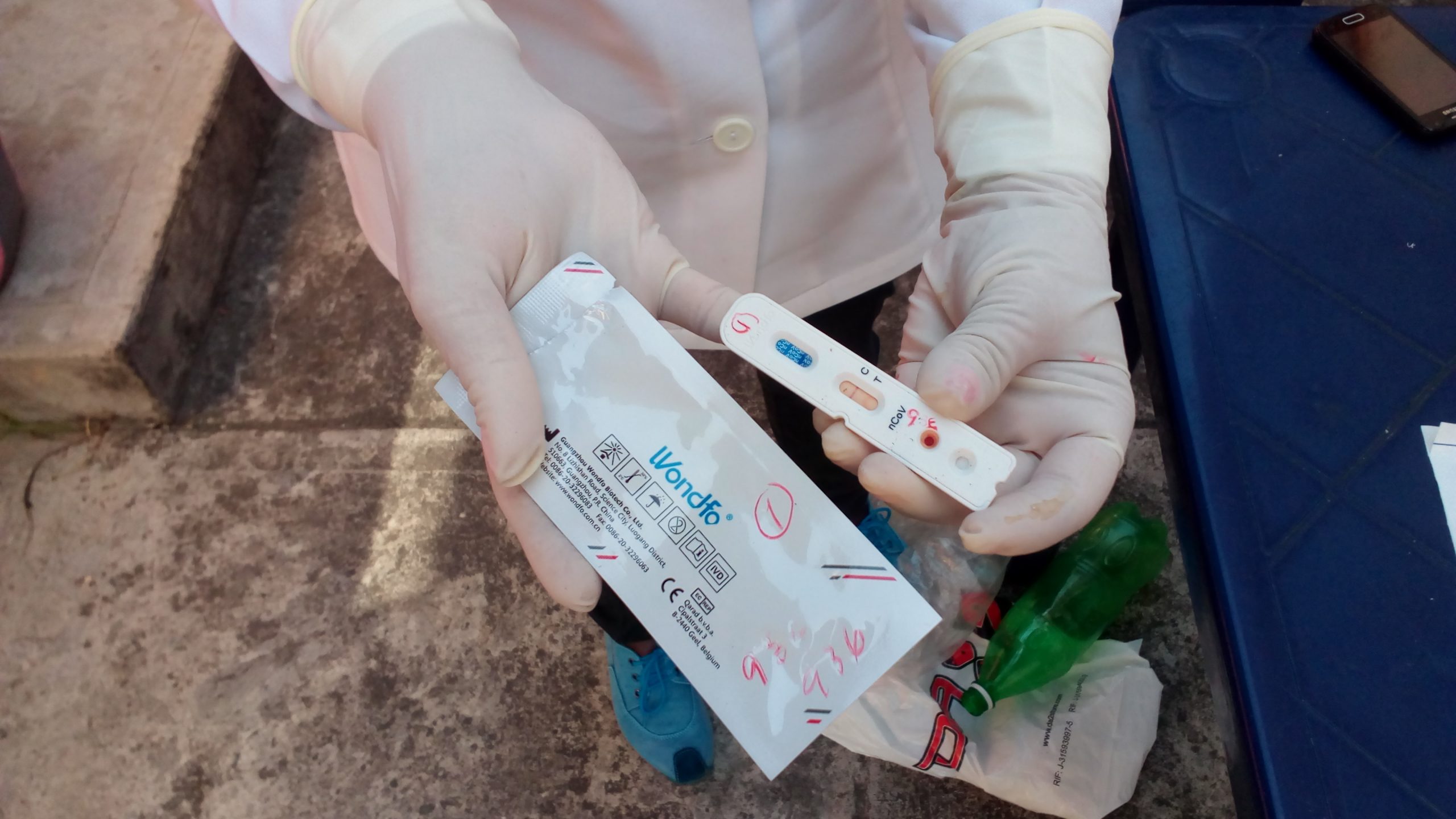 Entre miedo e incertidumbre  se vive al realizarse la prueba rápida