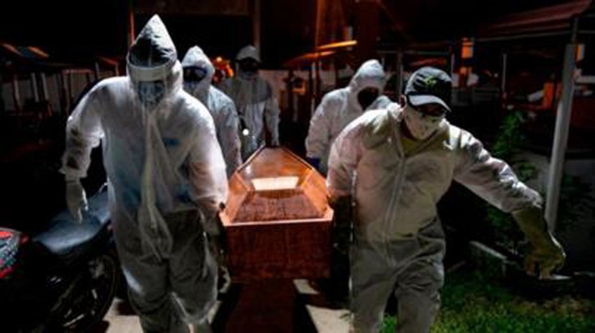 Brasil superó los 125 mil fallecidos a causa del virus