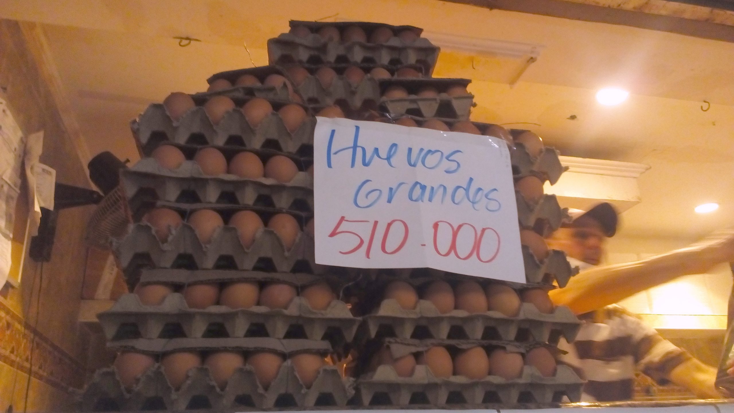 El cartón de huevos superó la barrera del millón