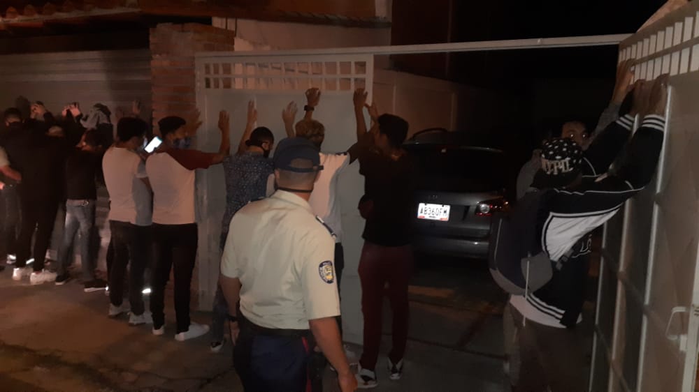 Policarrizal acabó con dos fiestas y se llevó detenidas a 41 personas