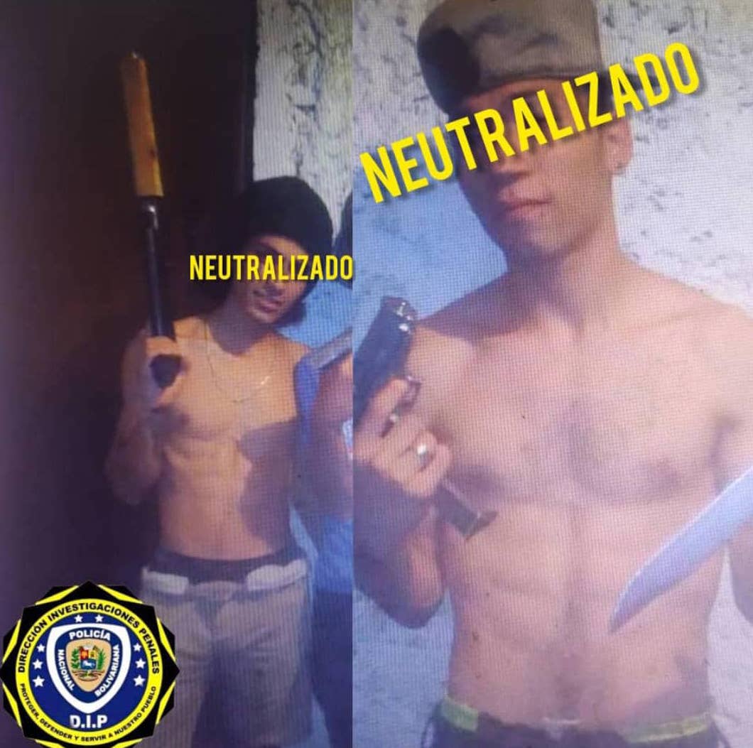 Caen abatidos “El Chino” y “El Peluca”