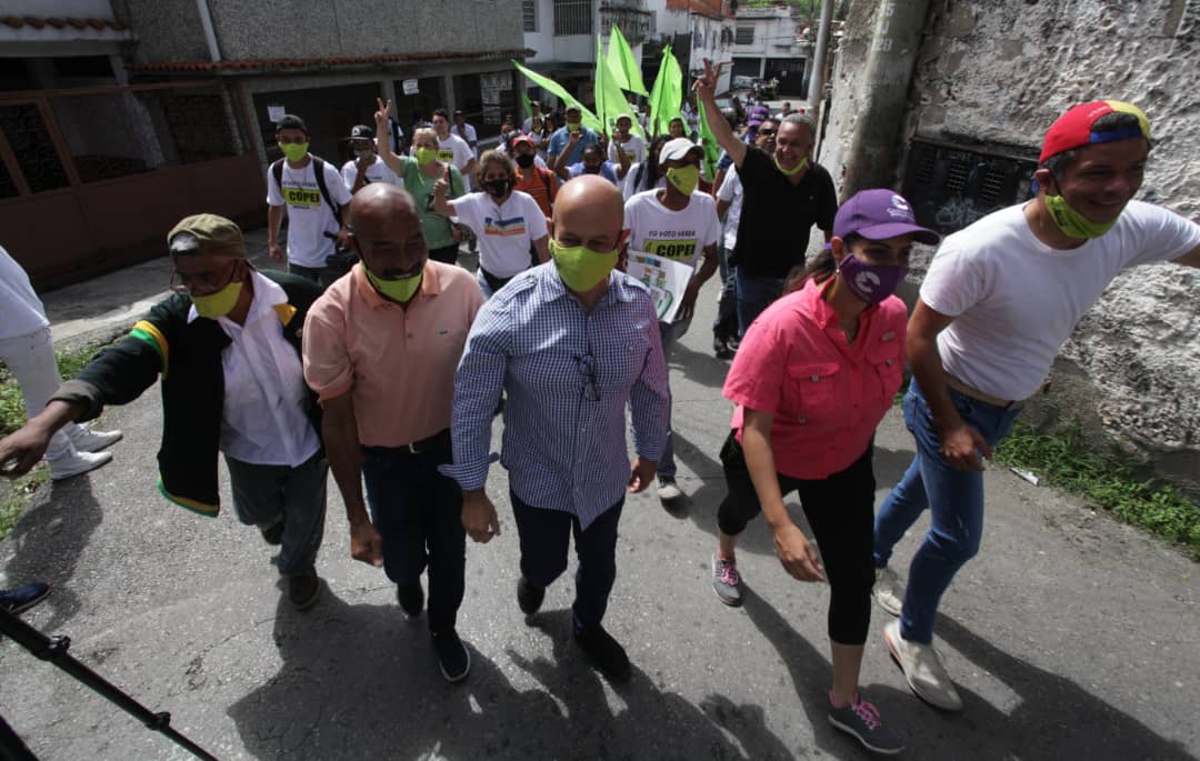 Candidatos de Alianza Democrática recorrieron José Manuel Álvarez