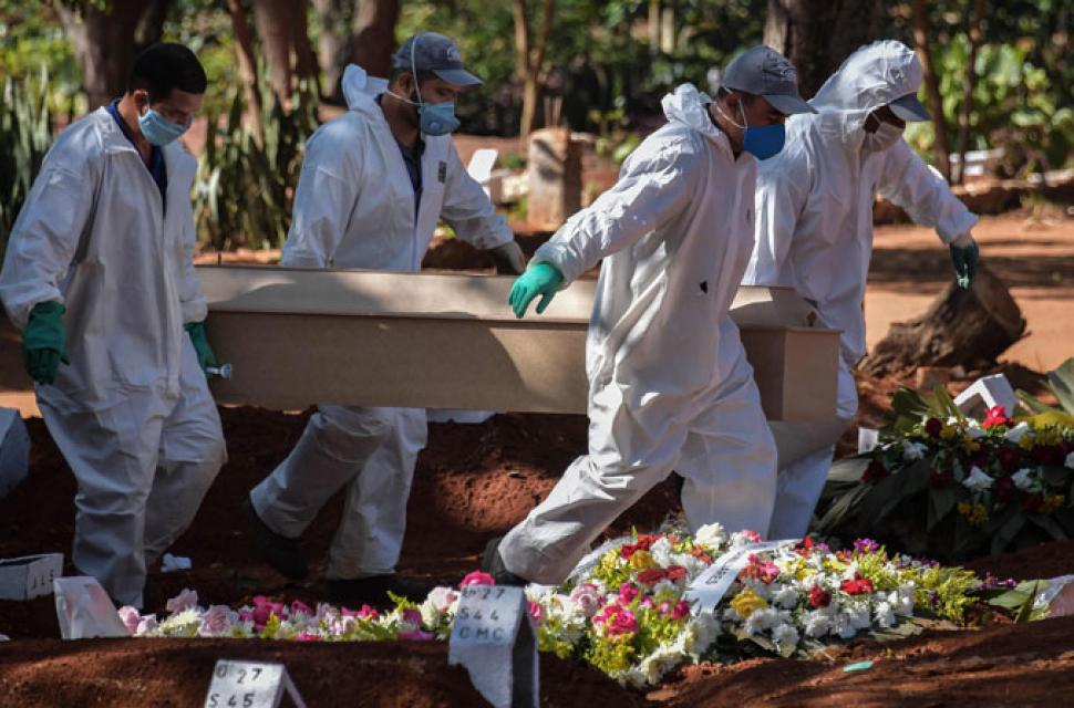 Brasil registra 216 nuevas muertes por Covid-19