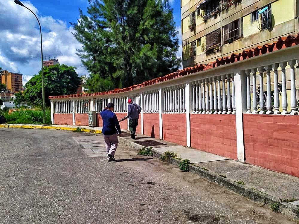 Vecinos de la Simón Bolívar fumigan las áreas comunes