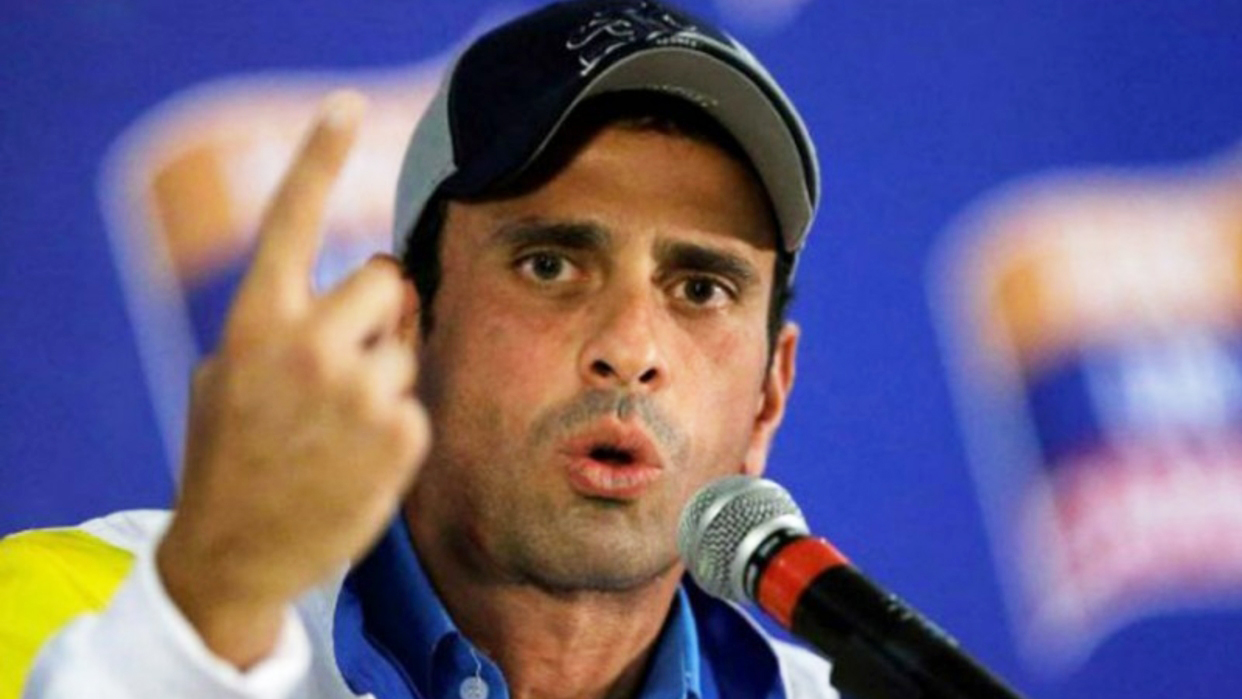 Capriles: Urge una solución política negociada en Venezuela