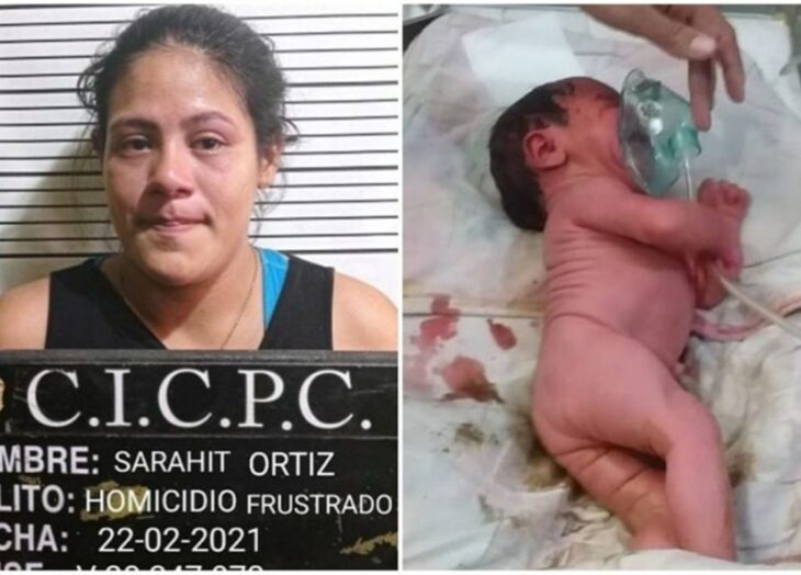 Dictaron arresto a la mujer que botó a su hijo recién nacido