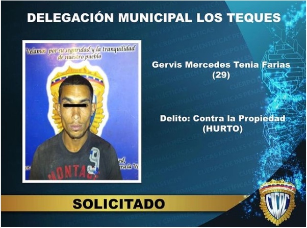 Detienen en Brisas de Oriente a solicitado por hurto