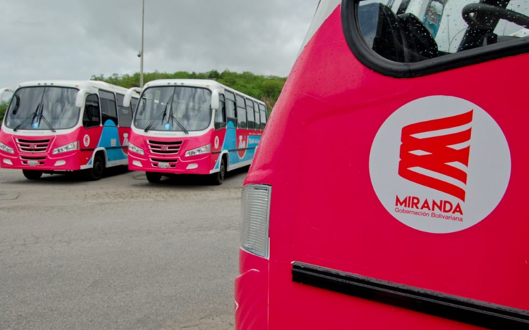 Llegan 50 autobuses más para incorporarlos a Transmiranda