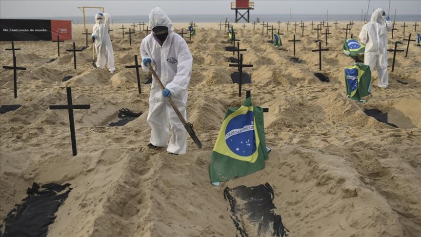 Brasil contabiliza 2.408 muertes y 78.926 nuevos contagios