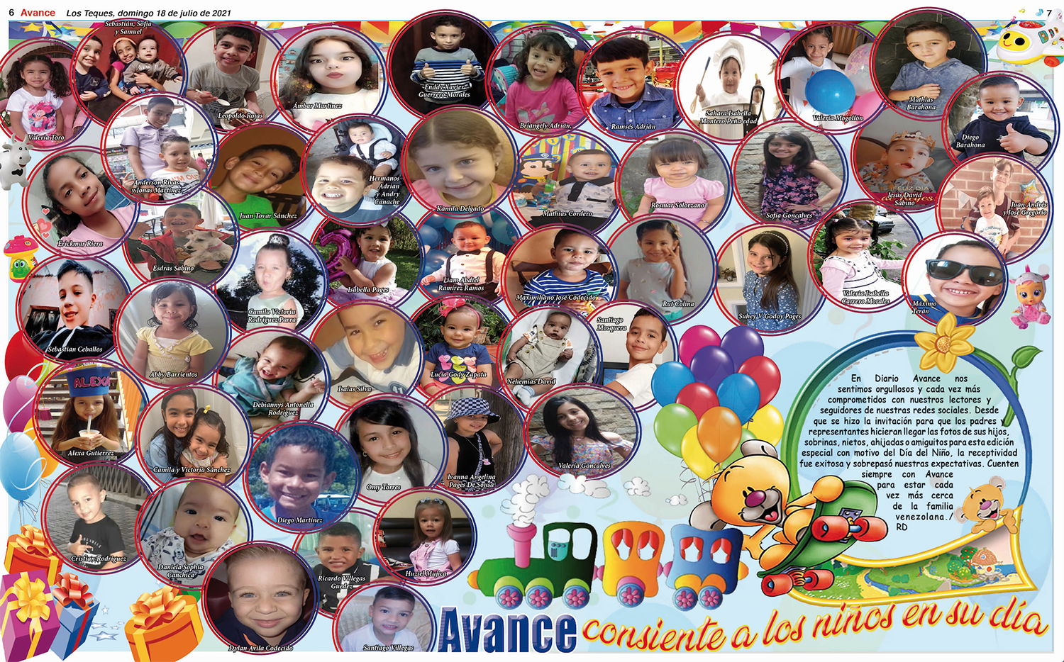 Diario Avance se une a la celebración del Día del Niño