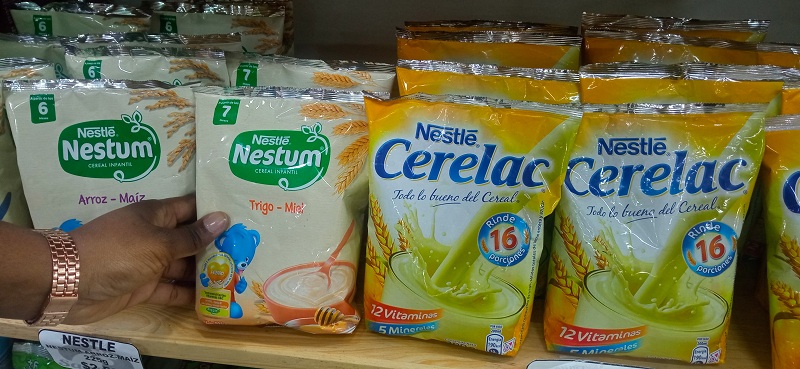 Cereales infantiles a precios inalcanzables