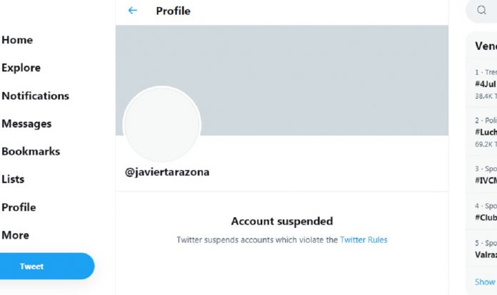 Twitter suspendió cuenta del director de Fundaredes