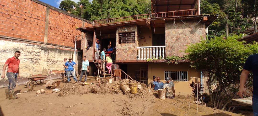 Van 185 casas afectadas por las precipitaciones