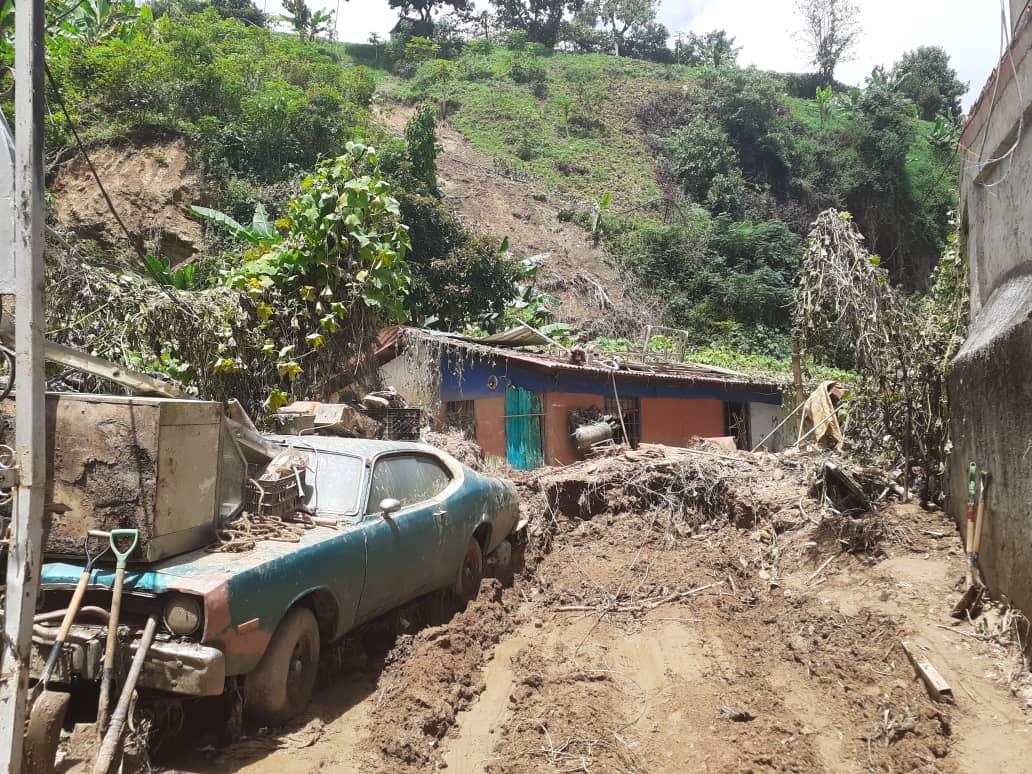 Contabilizan 44 familias de San Pedro afectadas por las lluvias