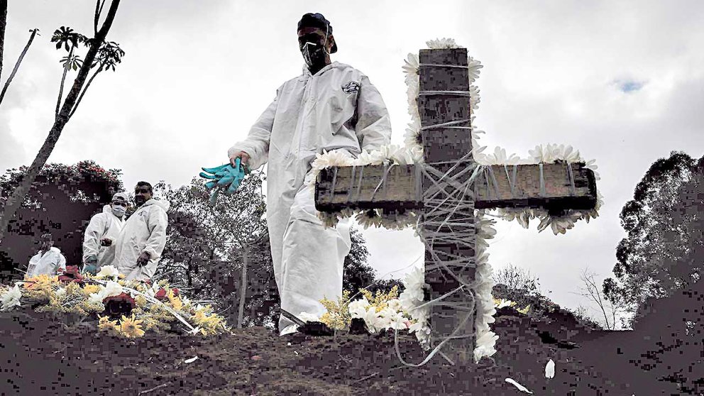 Brasil roza las 580 mil muertes por Covid