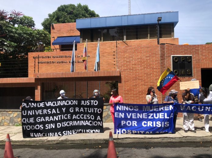 Gremios de la sociedad venezolana piden a la OPS vacunación masiva