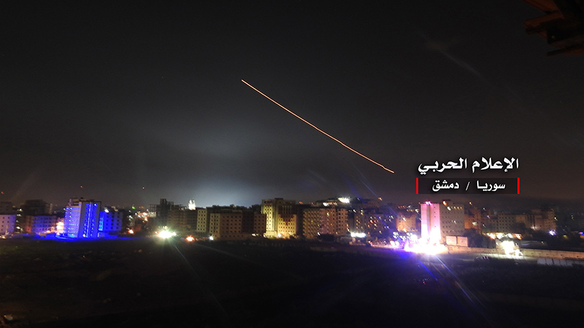 Israel lanzó un ataque aéreo contra Siria