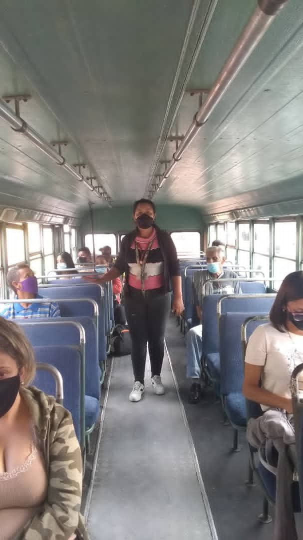 Verifican en buses de Carrizal cumplimiento de protocolos