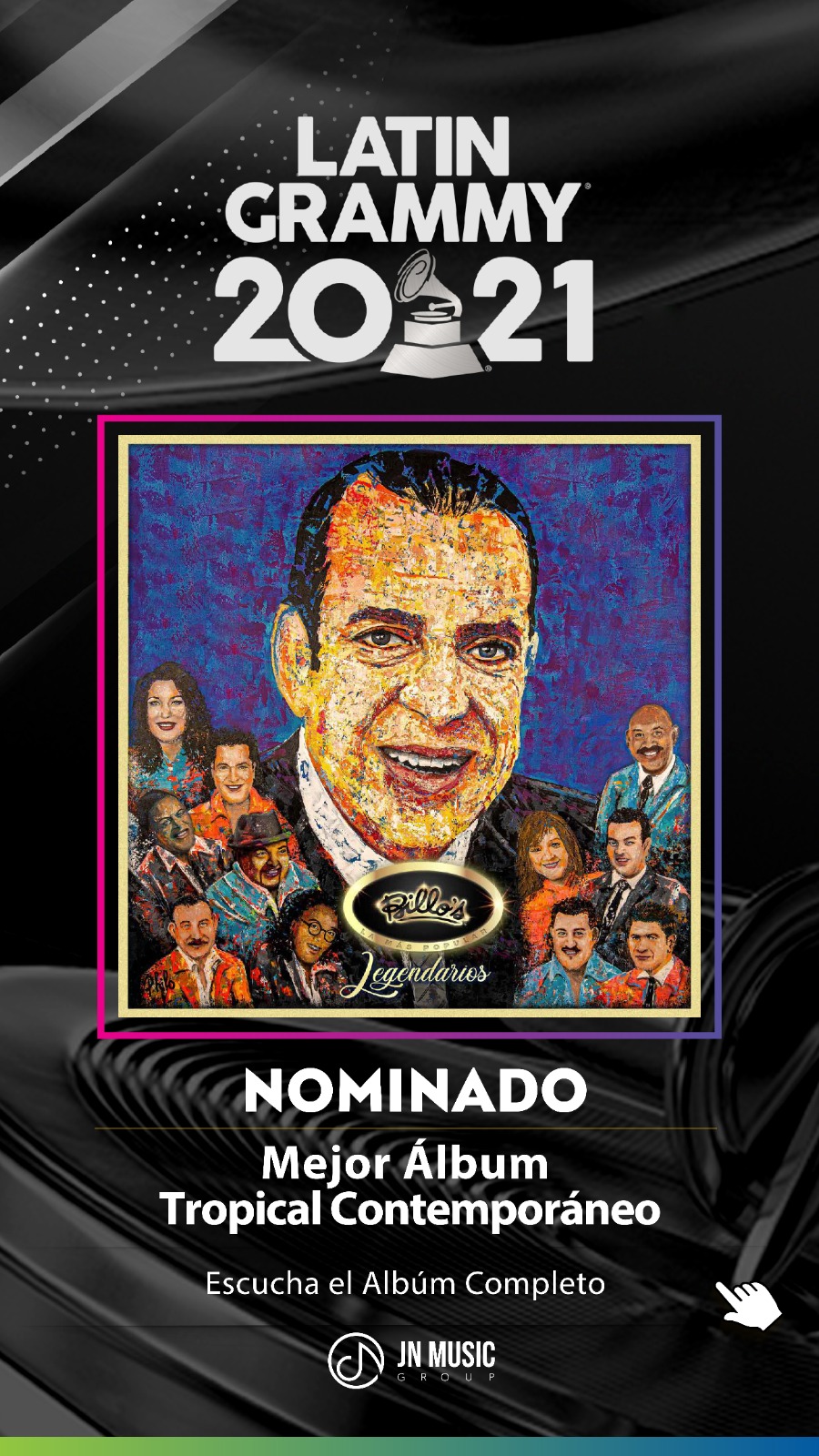 Nominado al Latin Grammy y ganador de Premios Pepsi